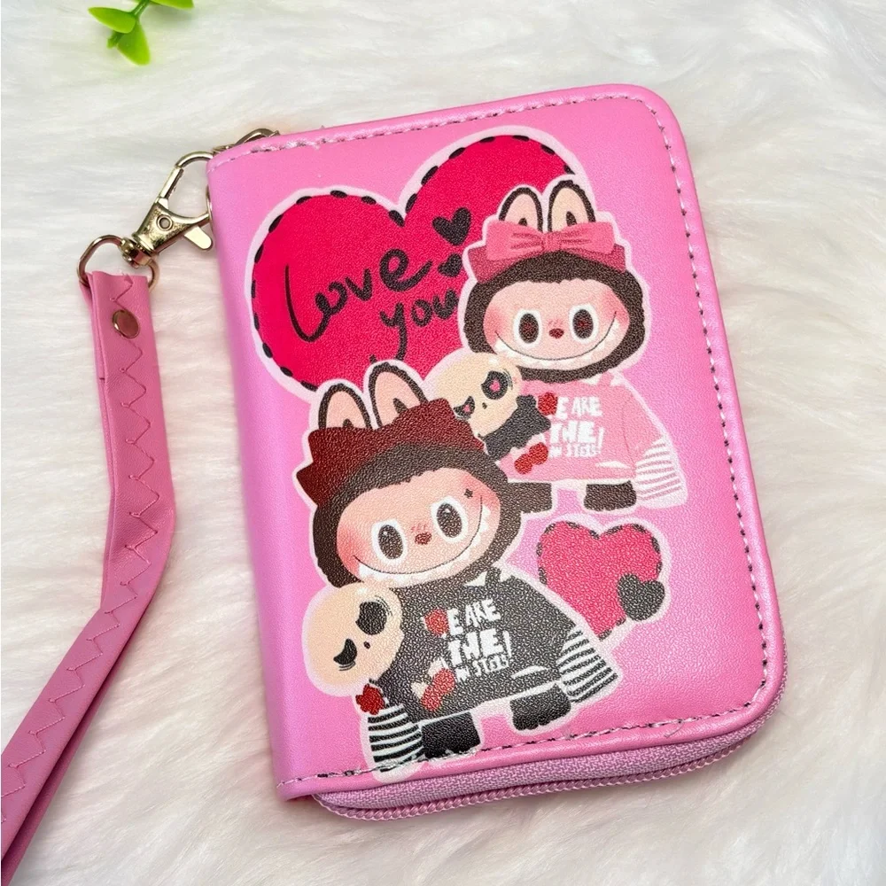 Monster Character Zippy Wallet with Wrist‎ Strap